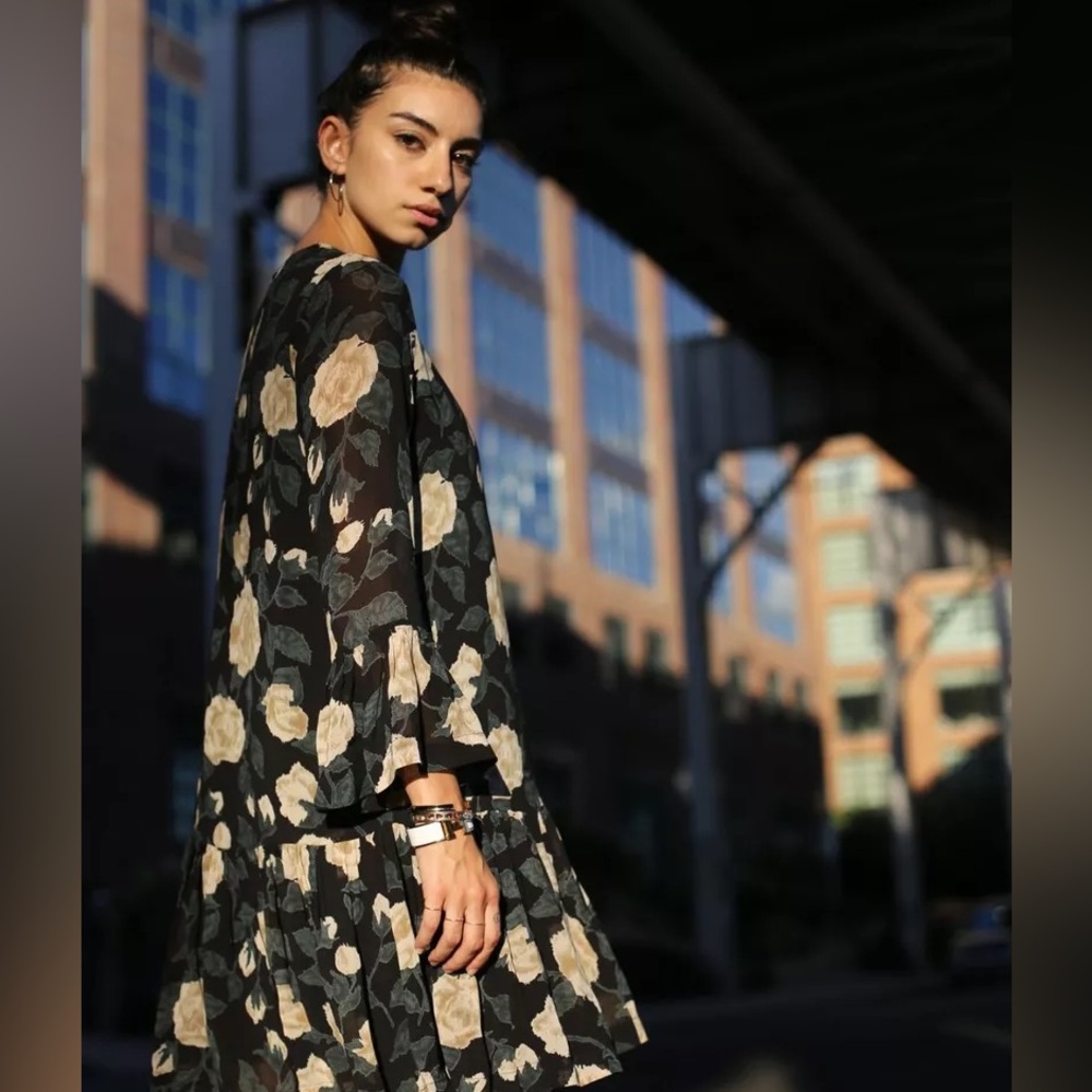 ❌ SOLD- Ganni Carlton Georgette Maxi Dress